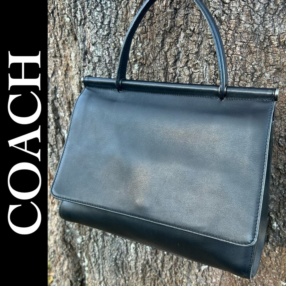 SOLD***Vintage Y2K Coach 9185 Whitney Top Handle Handbag Made in Turkey